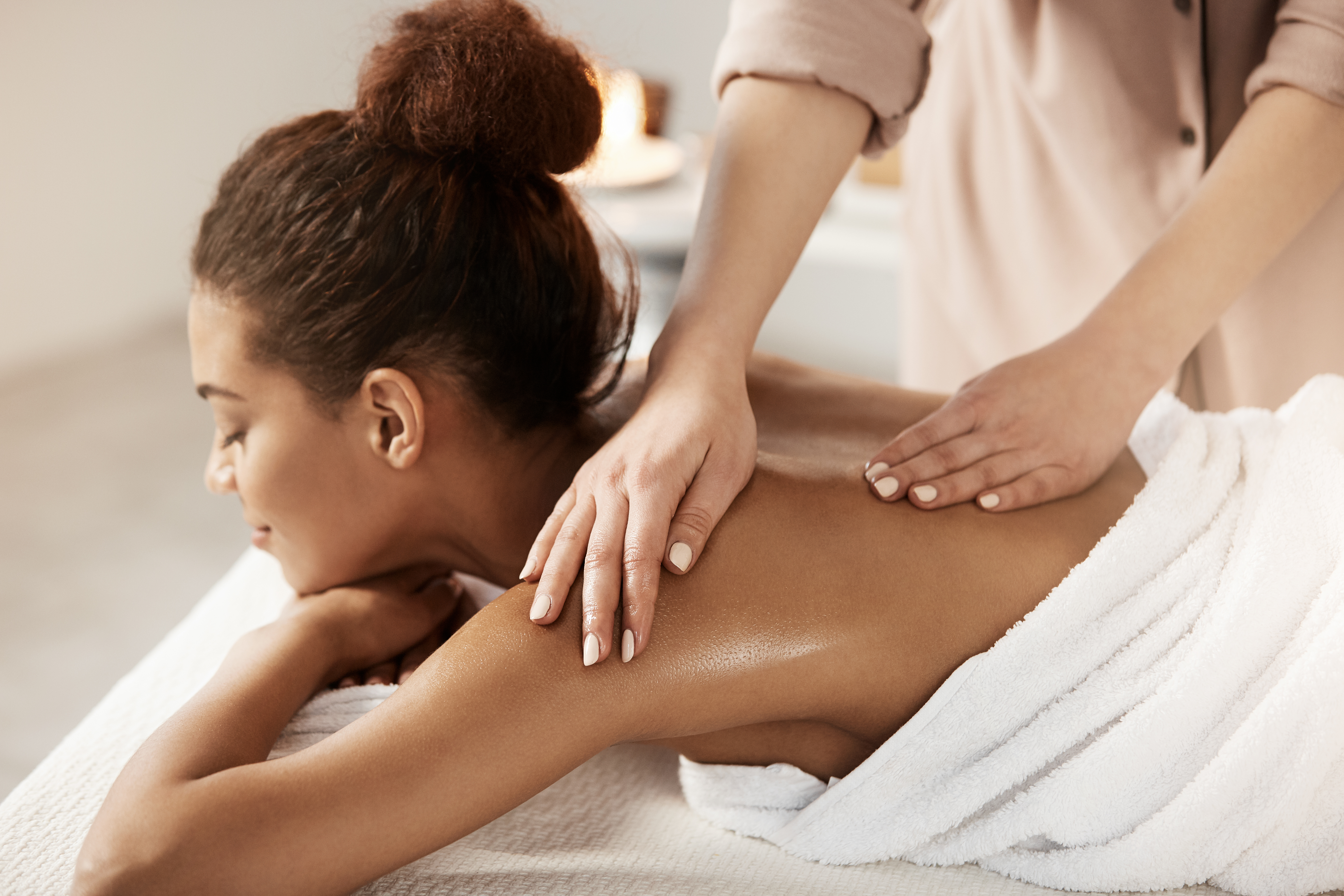 oil massage technique